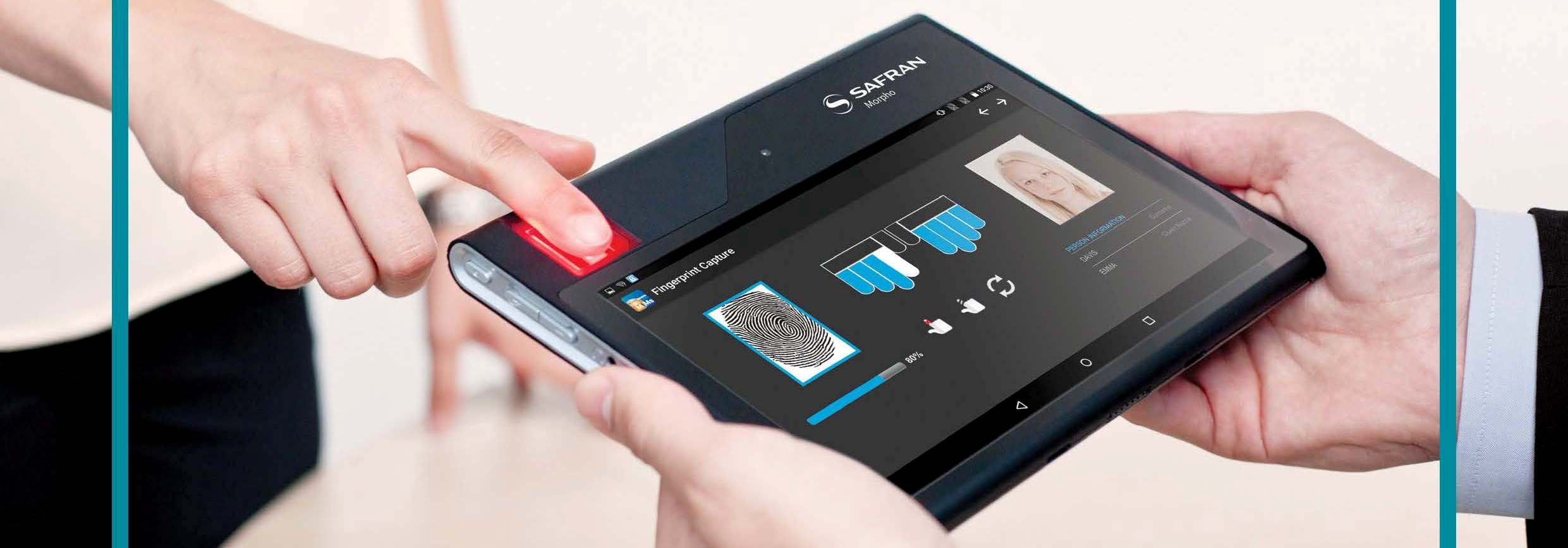 Terminal biométrique MorphoTablet